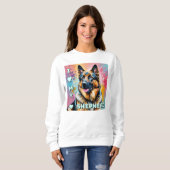 Ich liebe meinen Deutschen Schäferhund Sweatshirt (Vorne ganz)