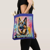Ich liebe meinen Deutschen Schäferhund Tasche (Von Nahem)