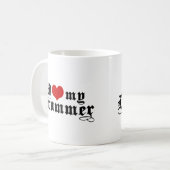 Ich Liebe meinen Drummer Kaffeetasse (Vorderseite Links)
