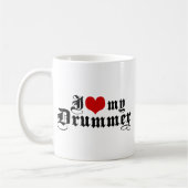 Ich Liebe meinen Drummer Kaffeetasse (Links)