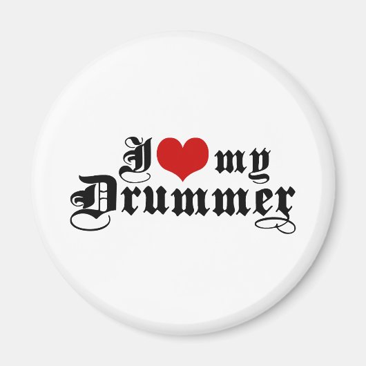 Ich Liebe meinen Drummer Magnet (Vorne)