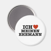Ich Liebe Meinen Ehemann Magnet (Vorderseite/Rückseite)