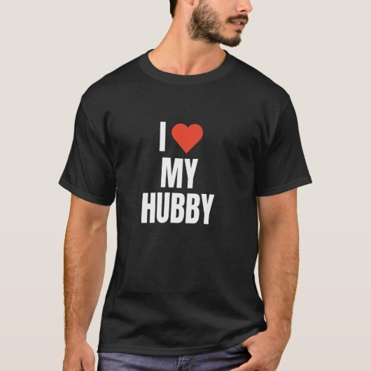 Ich liebe meinen Ehemann T-Shirt (Vorderseite)