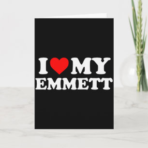 Ich liebe meinen Emmett  Karte