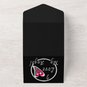 Ich Liebe meinen Engel All In One Einladung (Außenbereich)