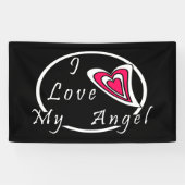 Ich Liebe meinen Engel Banner (Horizontal)