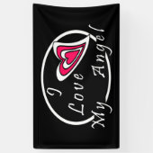 Ich Liebe meinen Engel Banner (Vertikal)