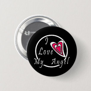Ich Liebe meinen Engel Button