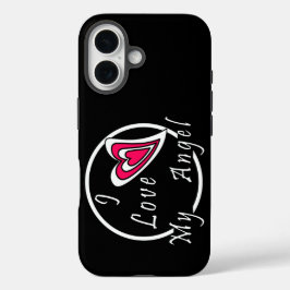 Ich Liebe meinen Engel iPhone 16 Hülle