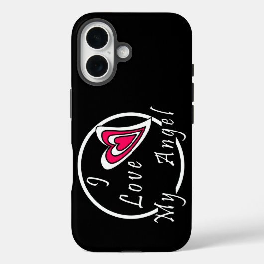 Ich Liebe meinen Engel Case-Mate iPhone Hülle (Rückseite)