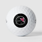 Ich Liebe meinen Engel Golfball (Vorderseite)