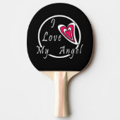Ich Liebe meinen Engel Tischtennis Schläger (Vorderseite)