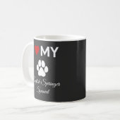 Ich Liebe meinen englischen Springer Spanierhund S Kaffeetasse (Vorderseite Links)