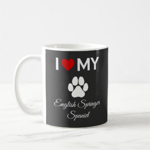 Ich Liebe meinen englischen Springer Spanierhund S Kaffeetasse