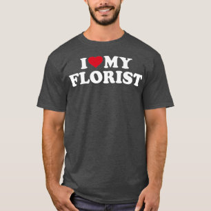 Ich liebe meinen Floristen Premium T-Shirt