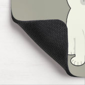 Ich liebe meinen Französischen Bulldogge Mousepad (Ecke)