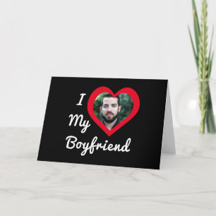 Ich liebe meinen Freund Bae Personalisiertes indiv Karte