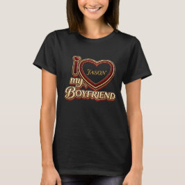 Ich liebe meinen Freund Benutzerdefiniert T-Shirt