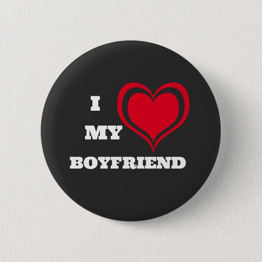 Ich liebe meinen Freund Custom Button (Vorderseite)
