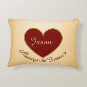 Ich liebe meinen Freund Custom Dekokissen