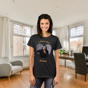 Ich liebe meinen Freund Foto Name T-Shirt