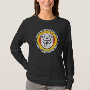 Ich liebe meinen Freund, ich jage keine Otter-Jung T-Shirt
