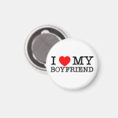 Ich liebe meinen Freund Magnet (Vorderseite/Rückseite)