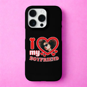Ich liebe meinen Freund personalisiert iPhone 16 Pro Hülle