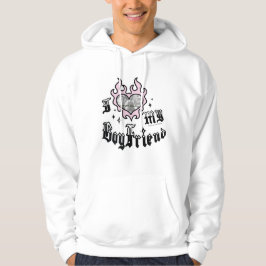 Ich liebe meinen Freund - Pink - DingusDesign  Hoodie