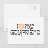 Ich Liebe meinen Freund Postkarte (Vorne/Hinten)