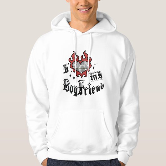 Ich liebe meinen Freund - Rot - DingusDesign Hoodie (Vorderseite)
