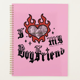 Ich liebe meinen Freund - Rot - DingusDesign Planer