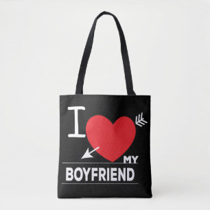 Ich liebe meinen Freund Tasche
