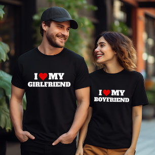 Ich liebe meinen Freund Valentinstag Herz T-Shirt