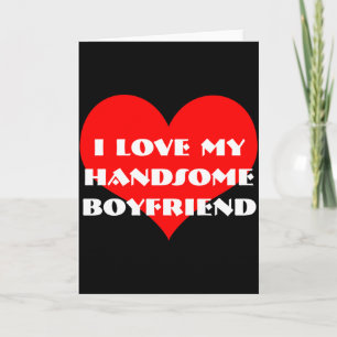 Ich liebe meinen Freund Valentinstag Typografie 20 Karte