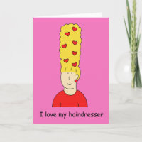 Ich Liebe meinen Friseur Blonde Beehive