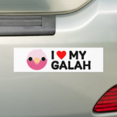 ICH LIEBE MEINEN GALAH AUTOAUFKLEBER (Auf Auto)