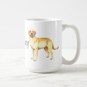 Ich Liebe meinen Gelbe Labrador Kaffeetasse