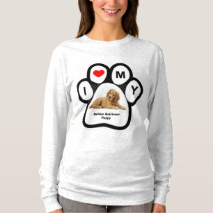 Ich Liebe meinen Golden Retriever Puppy T - Shirt