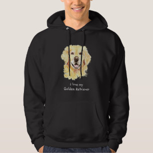 Ich Liebe meinen Goldenen Retriever, Hund, Haustie Hoodie