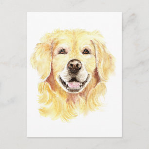 Ich Liebe meinen Goldenen Retriever, Hund, Haustie Postkarte