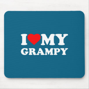 Ich liebe meinen Grampy I Heart Familie Opa Langar Mousepad