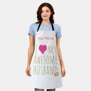 Ich liebe meinen großartigen Ehemann Hochzeit Jubi Schürze