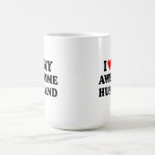 Ich liebe meinen großartigen Ehemann Kaffeetasse (Mittel)