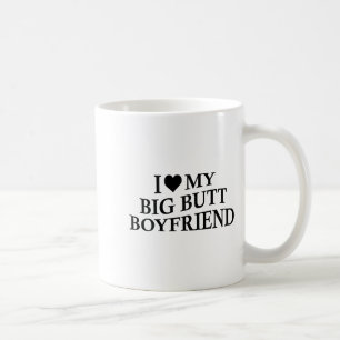 Ich liebe meinen großen Arsch-Freund Lustige Freun Kaffeetasse