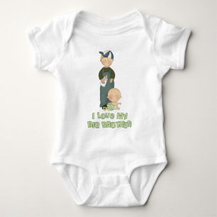 Ich Liebe meinen großen Bruder mit Baby Strampler
