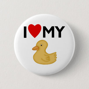 Ich Liebe meinen Gummischwanz Button