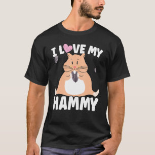 Ich liebe meinen Hammy Hamster Besitzer Fluffiges T-Shirt