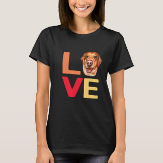Ich Liebe meinen Haustier Labrador Hund Spaß mit T T-Shirt