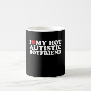 Ich liebe meinen heißen autistischen Freund BF Aut Kaffeetasse